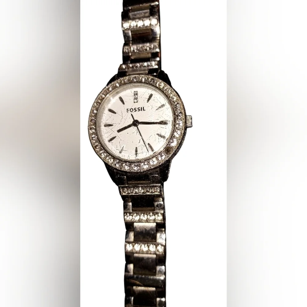 Fossil Jesse ES2362 Womens Stainless Steel Silver Analog Dial Quartz